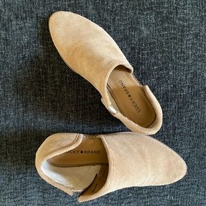Lucky Brand Suede Booties